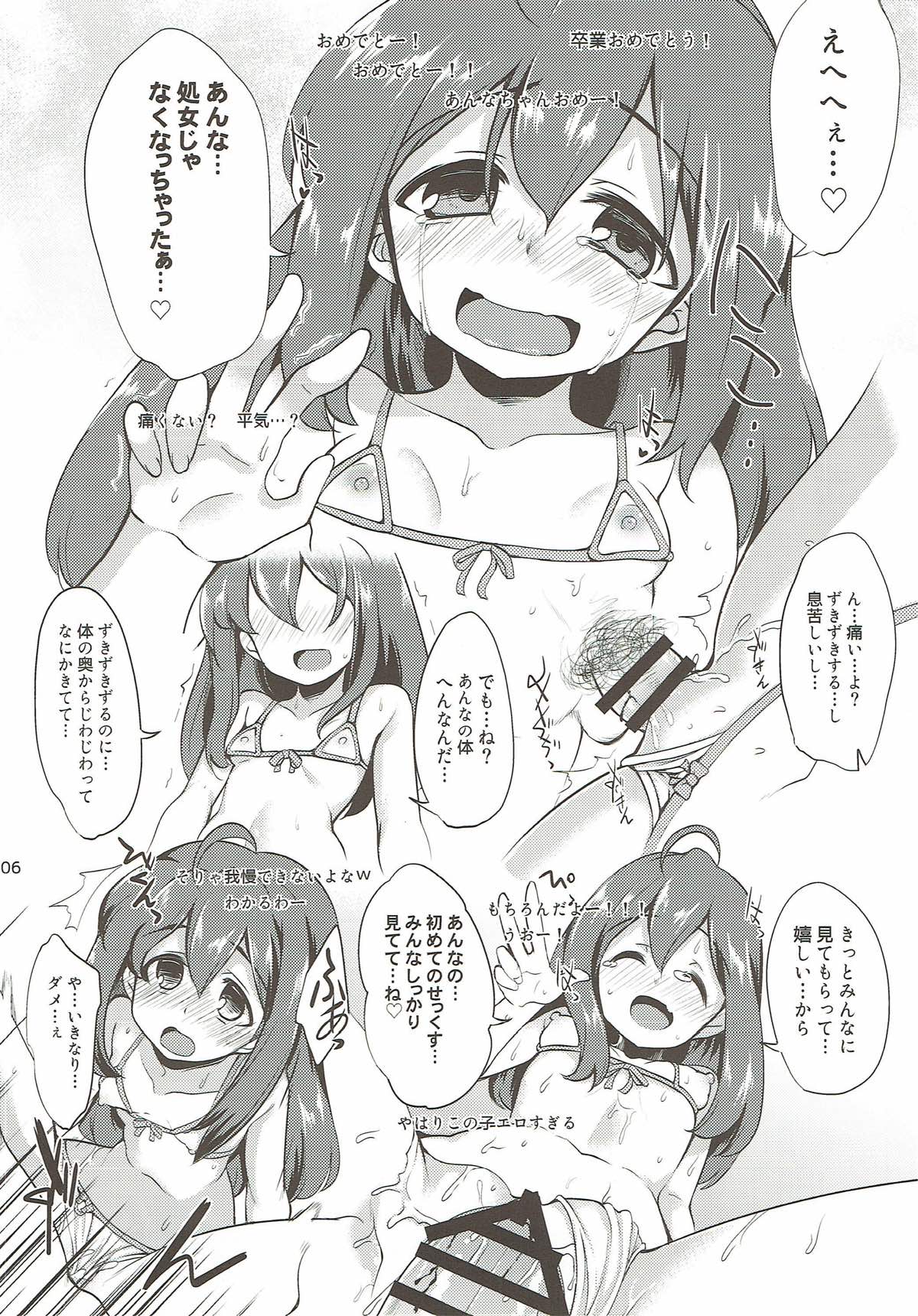 (C89) [Ryuukakusan Nodoame (Gokubuto Mayuge)] Anna no Hajimete no Sex Haishin (THE IDOLM@STER MILLION LIVE!) page 5 full