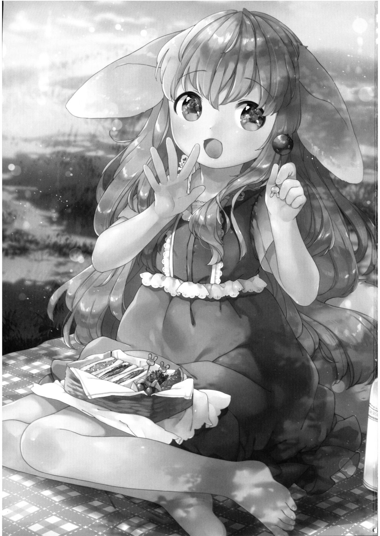 (COMITIA120) [ANCHOR (Mutou Mato)] Hanjuku Fuufu no Toaru Kyuujitsu [Chinese] [萝莉援助汉化组] page 3 full