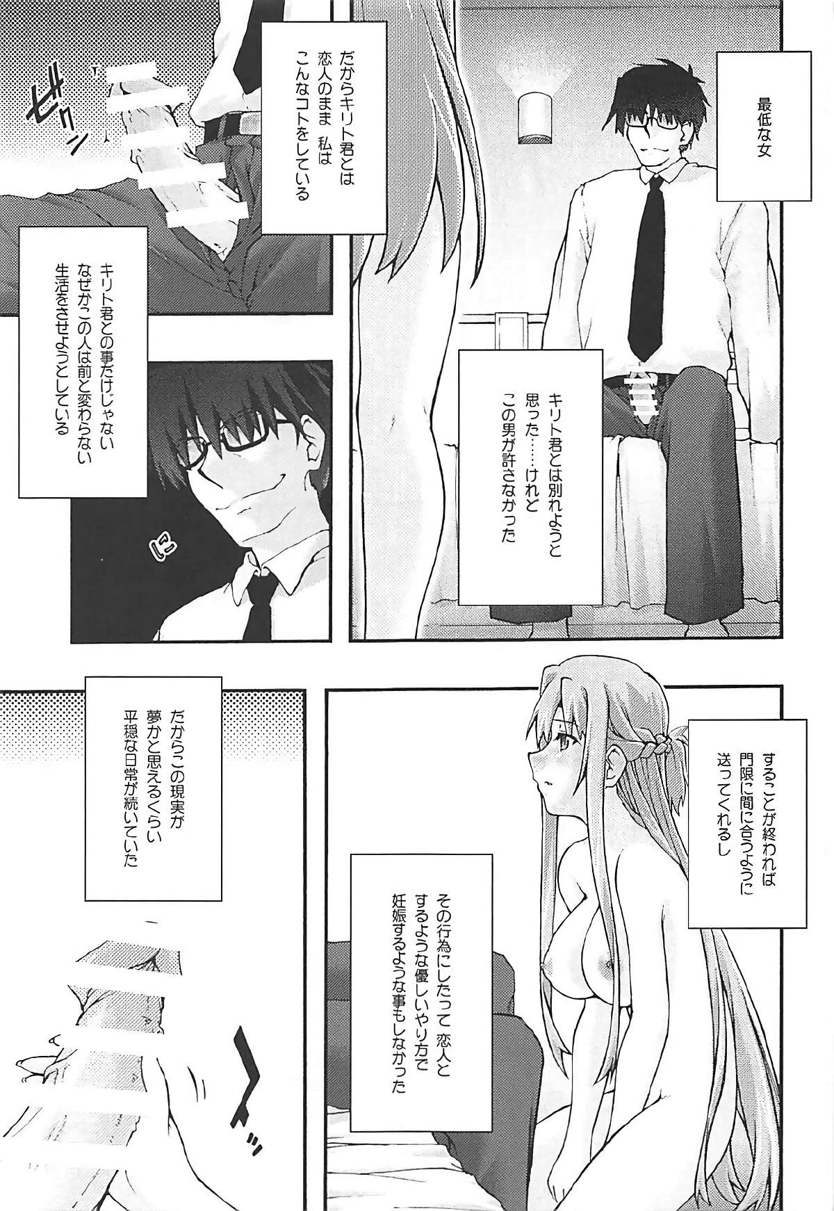 [sandglass (Uyuu Atsuno)] ochiru -asuna3- (Sword Art Online) page 8 full