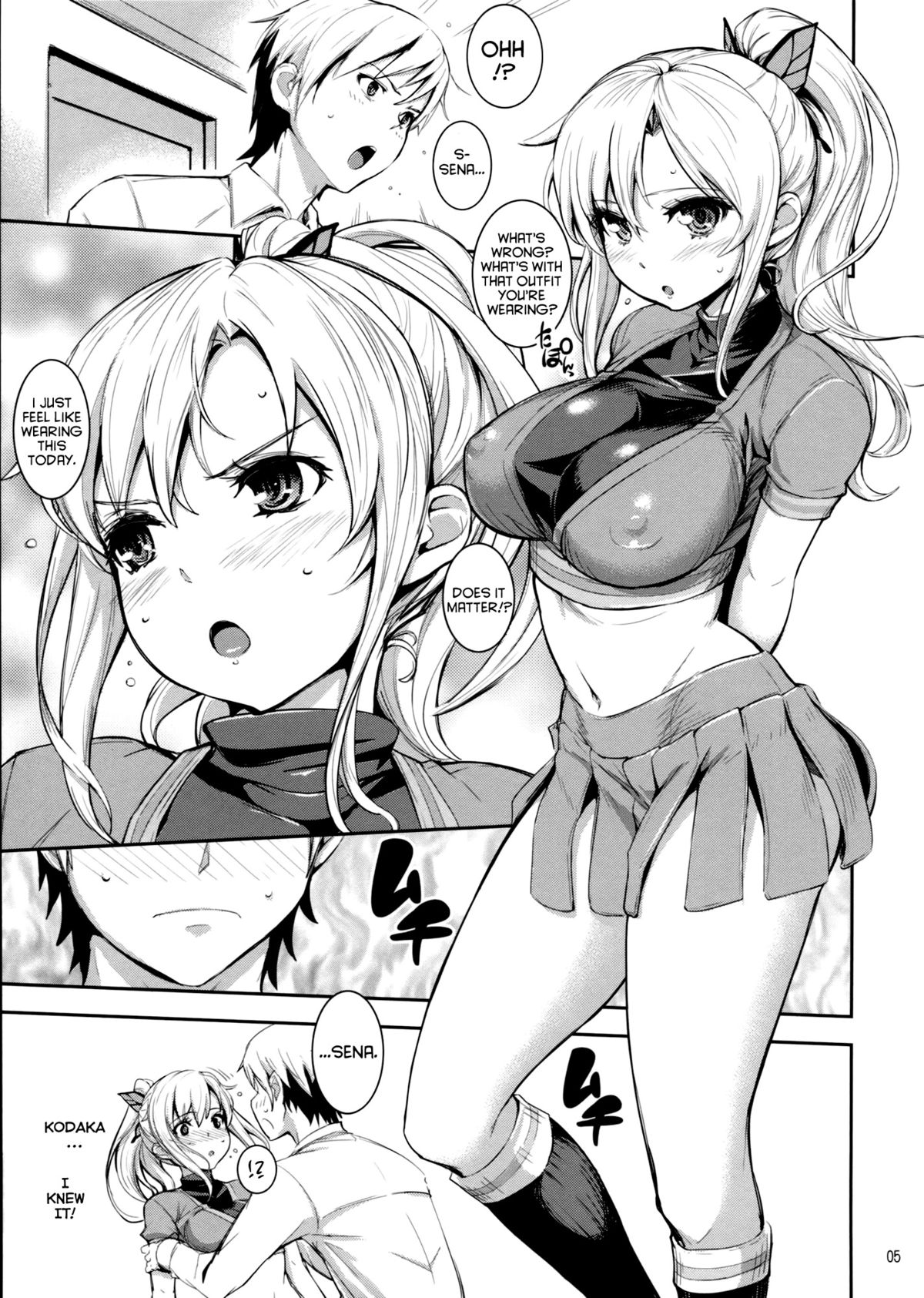 (C83) [Wechselhaft (Kima-gray)] Kashiwazaki-san no Costume Daisakusen | Kashiwazaki-san's Great Cosplay Plan (Boku wa Tomodachi ga Sukunai) [English] {doujin-moe.us} page 4 full