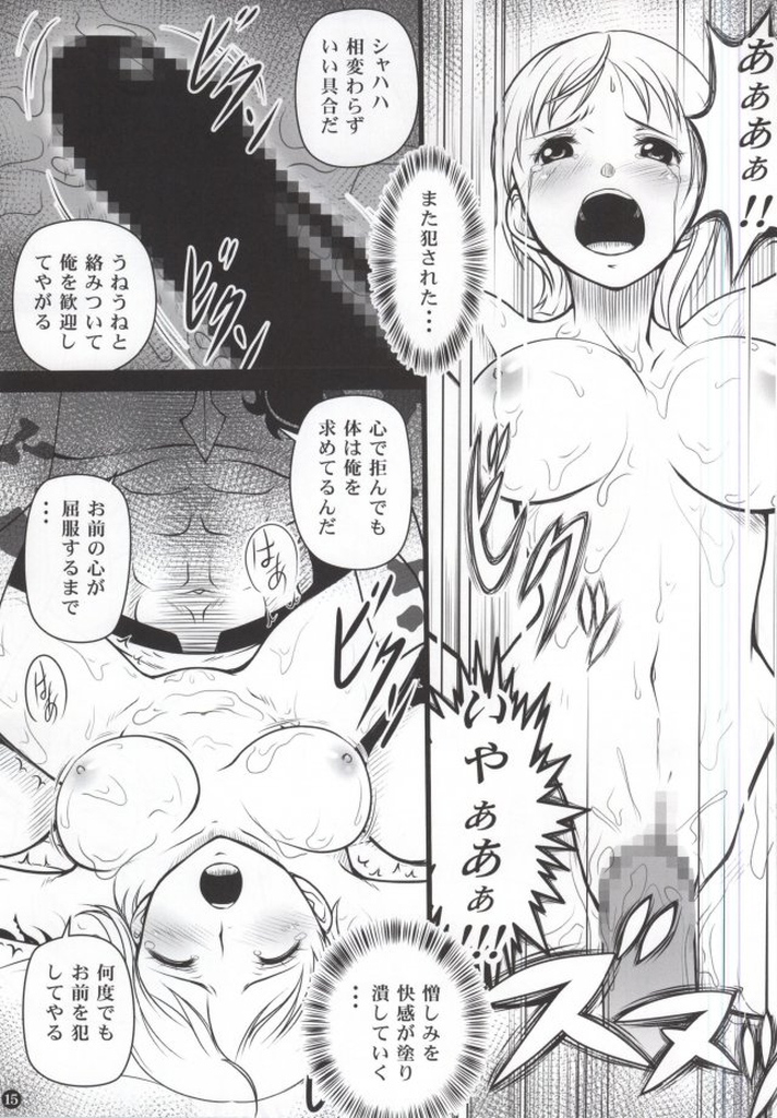 (C87) [Mikenekodou (Muten)] NAMIKAN (One Piece) page 14 full