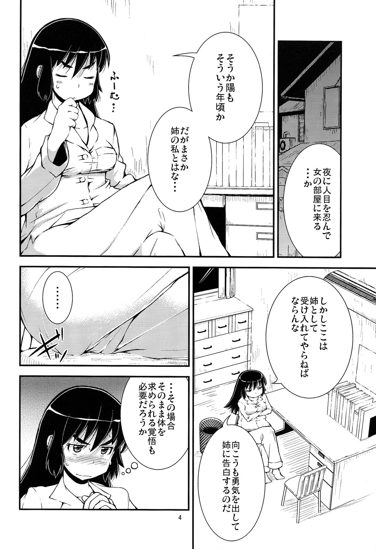 (C86) [Cambropachycope (Soso-Zagri)] Otouto to Heya de Nani Siyou? page 4 full