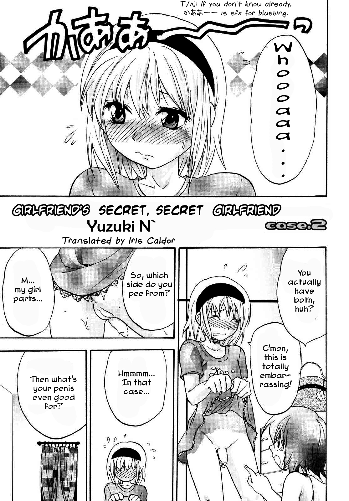 [Yuzuki N Dash] Kanojo no Himitsu to Himitsu no Kanojo case.2 | Girlfriend's Secret, Secret Girlfriend - Case 2 (Futanarikko Lovers 3) [English] [Iris Caldor] page 1 full