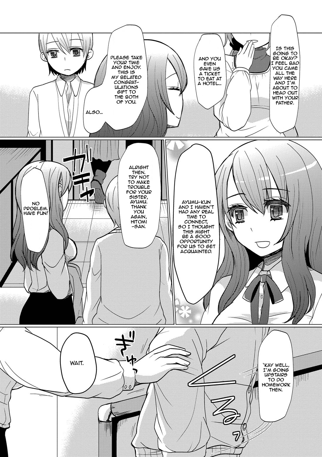 [Sakai Ringo] Atarashii Onee-chan | A New Older Sister (Hajirai Otokonoko) [English] [Zero Translations] [Decensored] [Digital] page 2 full