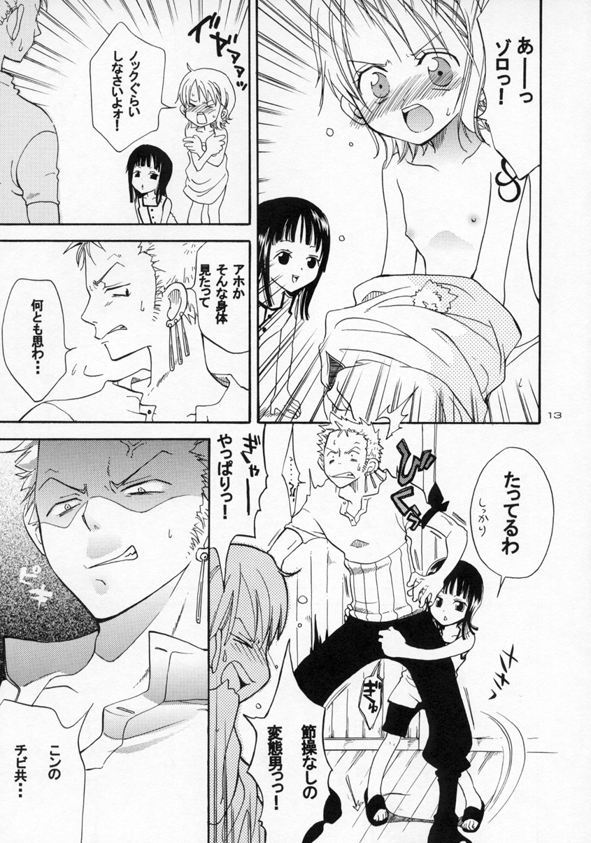 (C65) [KURIONE-SHA (YU-RI)] Loli Loli no Mi! (One Piece) page 13 full