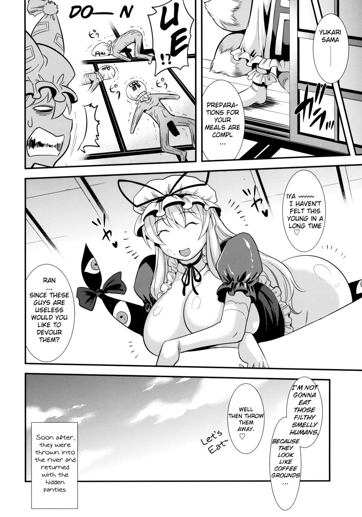 (Kouroumu 6) [Musashi-dou (Musashino Sekai)] Yukarin SWEET HOME (Touhou Project) [English] =Pineapples r' Us page 22 full