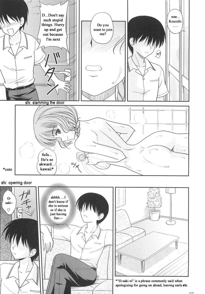 (C71) [CROSS-DO (Masakichi)] Kimi to Y-shirt to Watashi (KiMiKiSS) [English] page 6 full