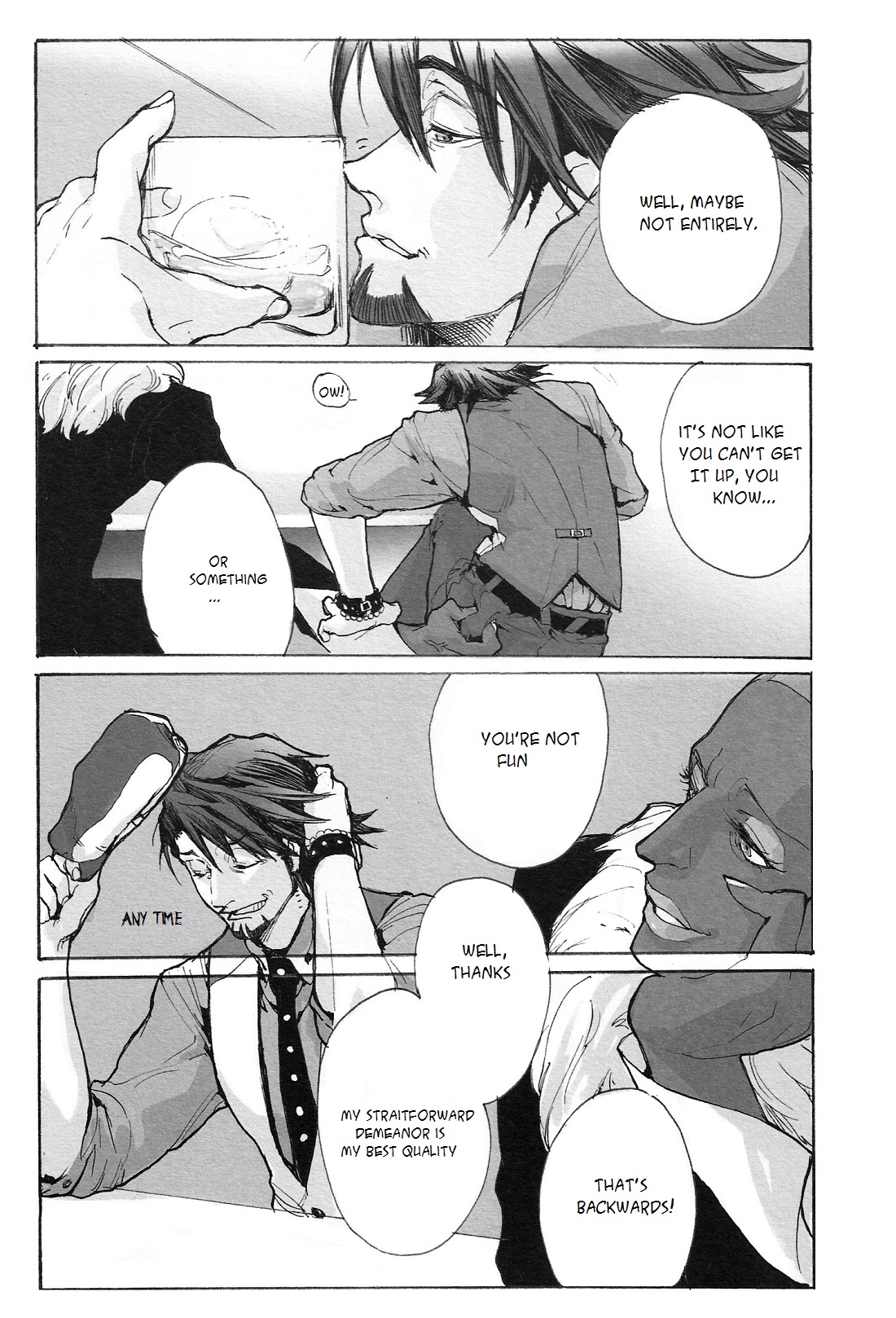 (C82) [UNKY (Unko Yoshida)] ONE HUNDRED SLAPPING (speechless) (Tiger & Bunny) [English] [Leon + Amyused] page 37 full