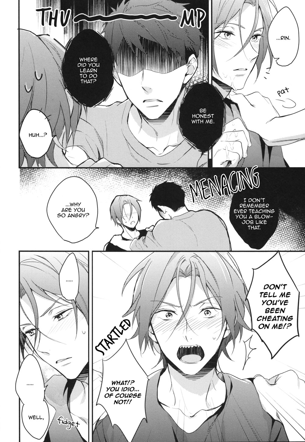 (HaruCC20) [PureSlider (Matsuo)] Sousuke no Kata wa Ore ga Mamoru! | I'll protect Sosuke's shoulder! (Free!) [English] [okaeshi] page 9 full