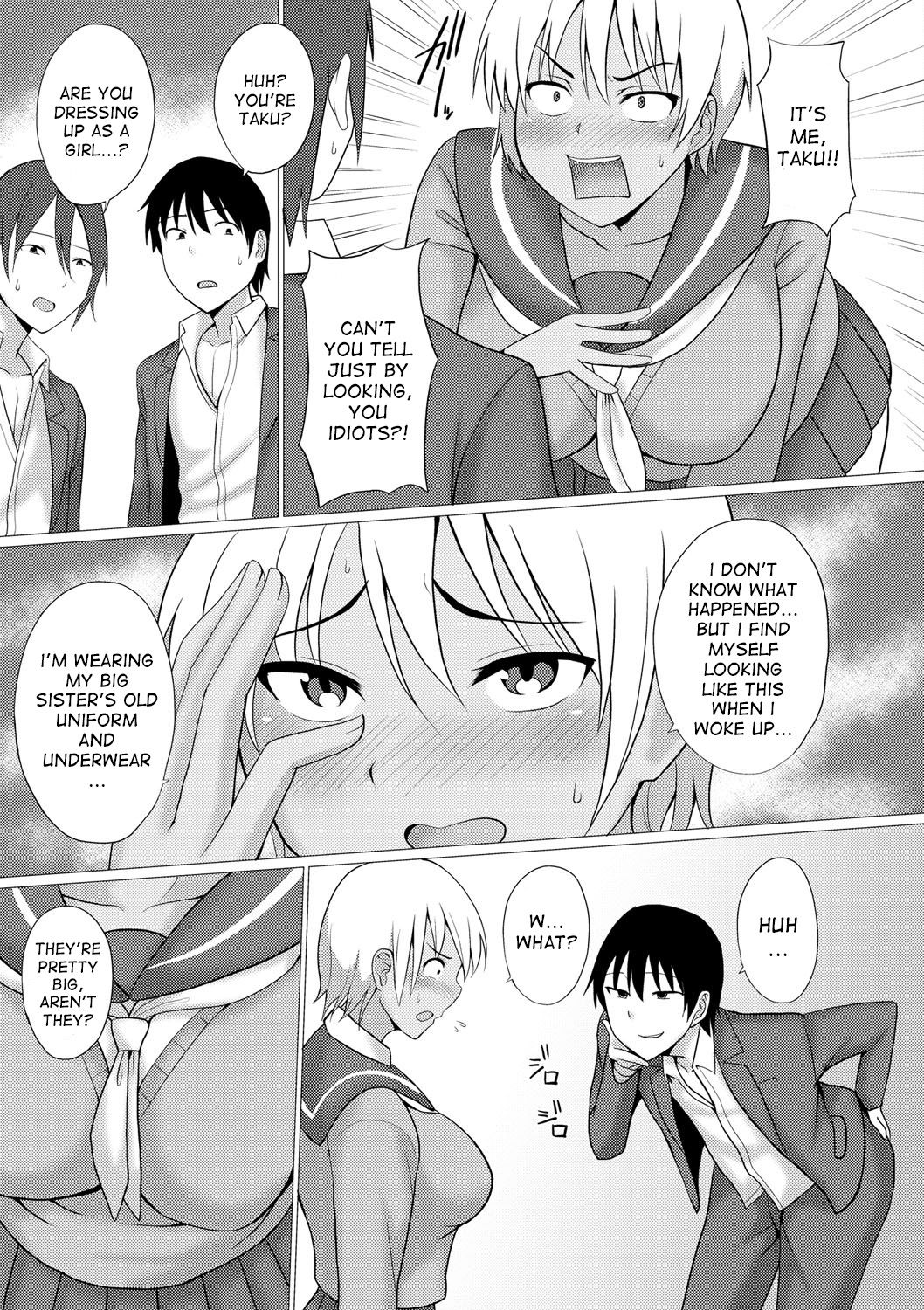 [Charveltiger] Change! (Nyotaika Shite Yararemakuru Boku) [English] [desudesu] [Digital] page 5 full