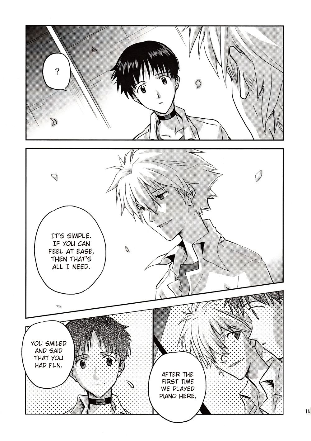 (Kimi to no Rendan) [Getsumen-Spiral (Mayama Satori)] ~Klavier 2~ (Neon Genesis Evangelion) [English] page 14 full