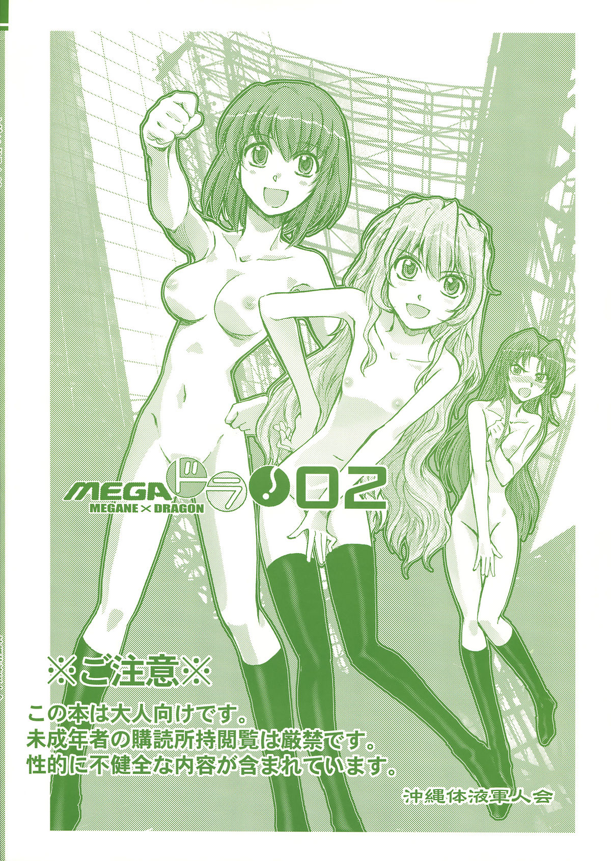 (C77) [Okinawa Taieki Gunjinkai (Yasunaga Kouichirou)] Mega × Dora! 02 (Toradora!) page 2 full