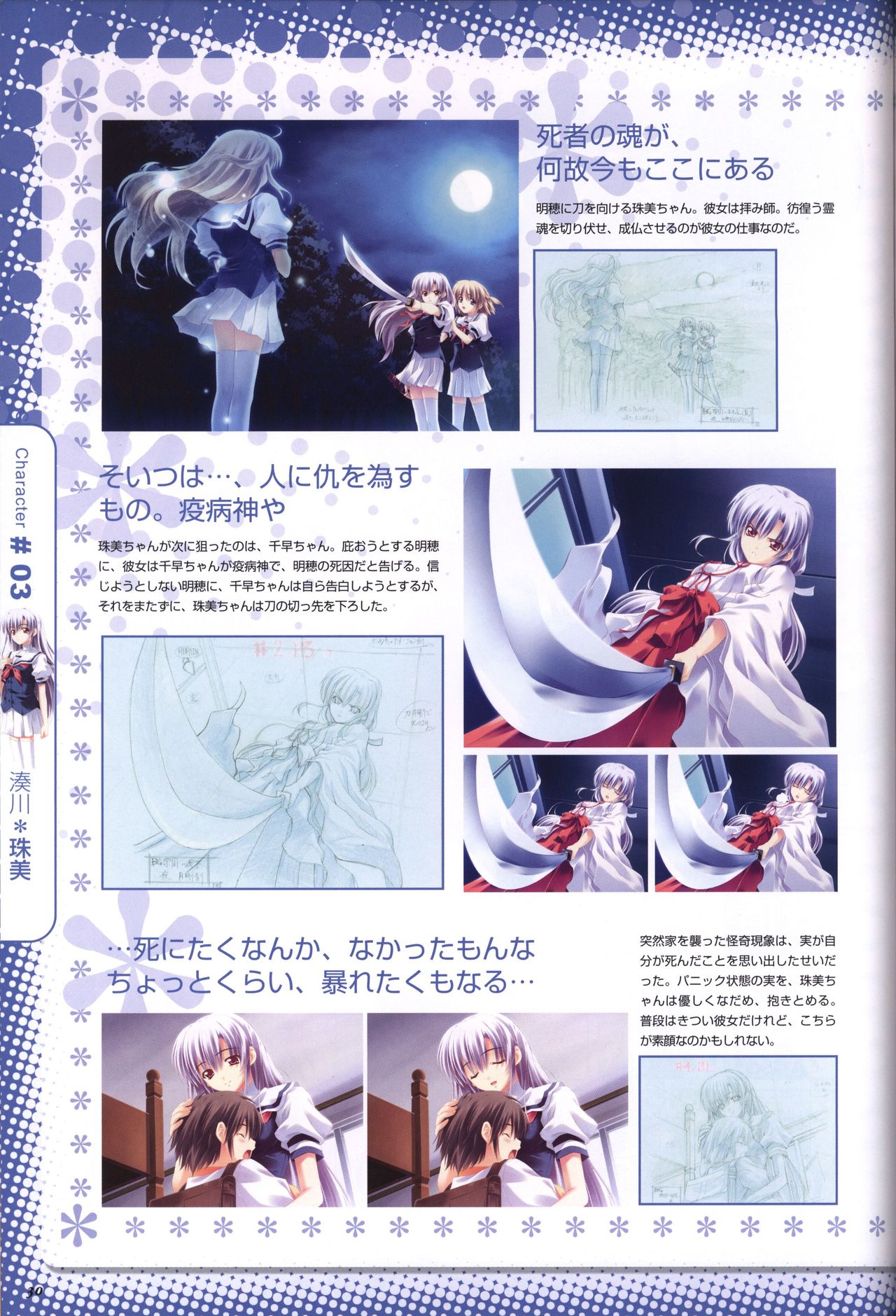 Moshimo Ashita ga Harenaraba official fanbook page 31 full