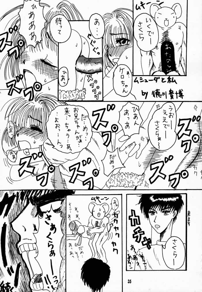 [PONCHEES (Kari) (FOX)] Zoku Sakura Shoukougun Hindo C (Cardcaptor Sakura) page 34 full