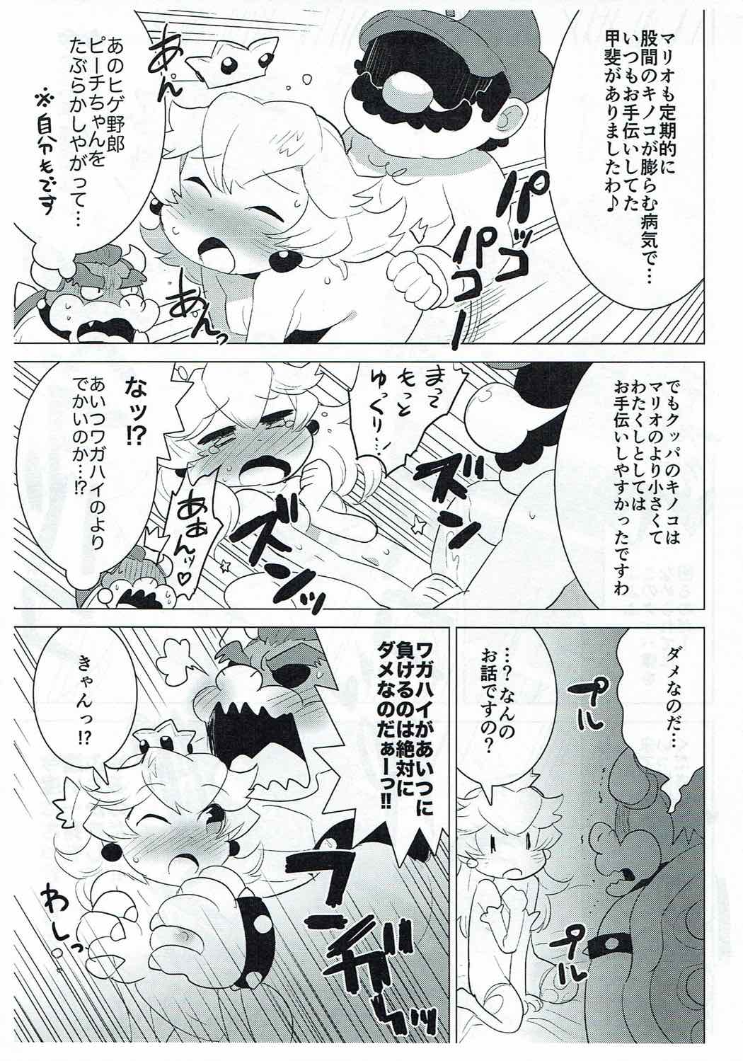 (Kemoket 4) [ryusuke works (Nagareboshi Purin)] PRINCESS LESSON (Super Mario Brothers) page 15 full