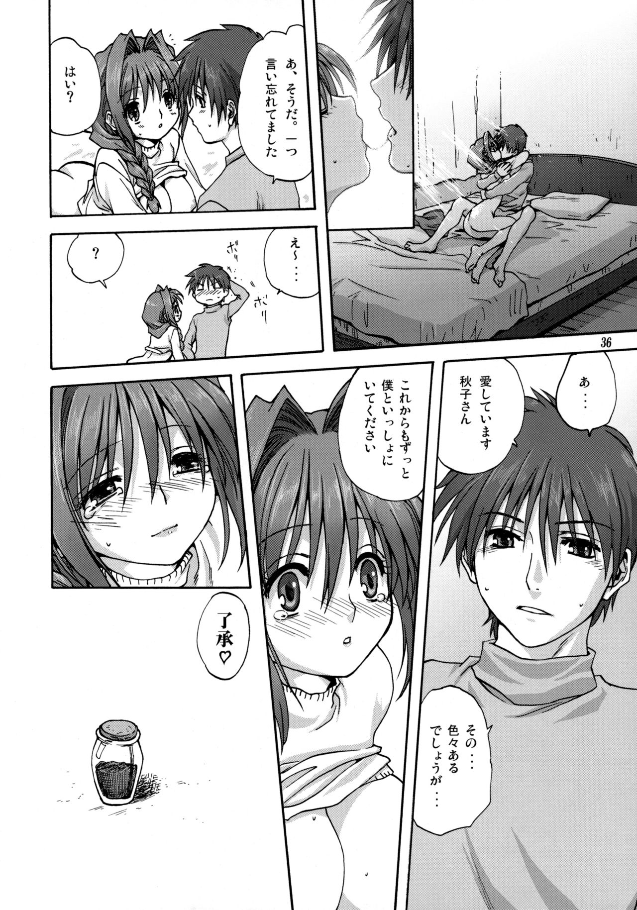 (C72) [Mitarashi Club (Mitarashi Kousei)] Akiko-san to Issho (Kanon) [Decensored] page 35 full