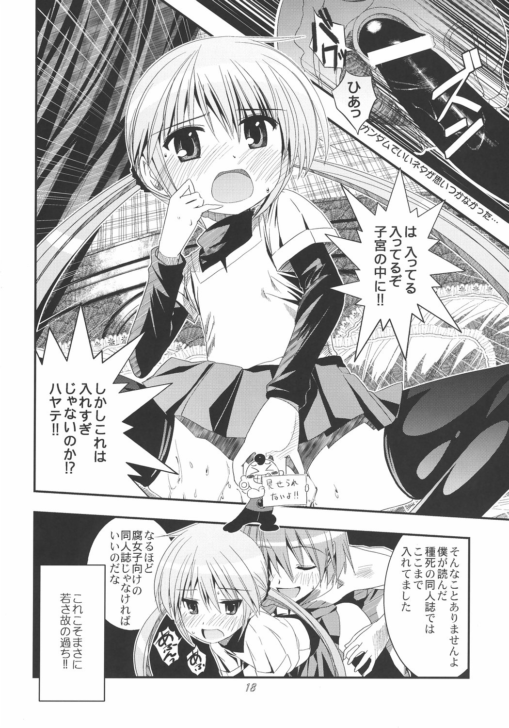 [Byousatsu Tanukidan (Saeki Tatsuya)] Saikai!? Shaa to Seira (Hayate no Gotoku!) page 17 full