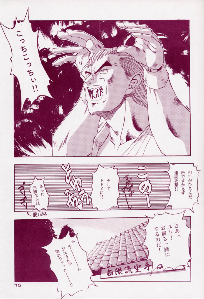 (CR15) [Mizumo Club (Mizushiro Takuya)] TRIPLE FACTOR (Samurai Spirits, Fatal Fury, Art of Fighting) page 14 full