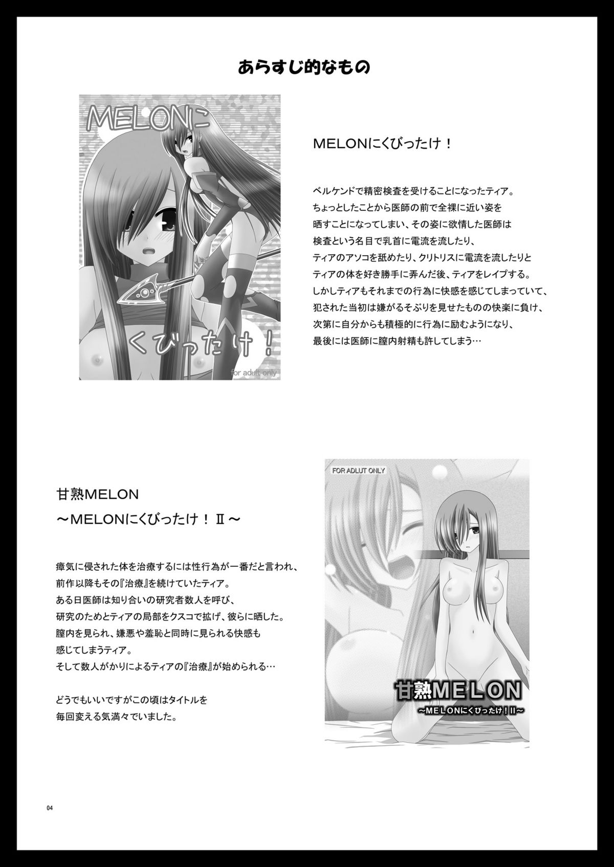 (C74) [valssu (Charu)] Melon Ni Kubittake! 4 (Tales of the Abyss) page 3 full