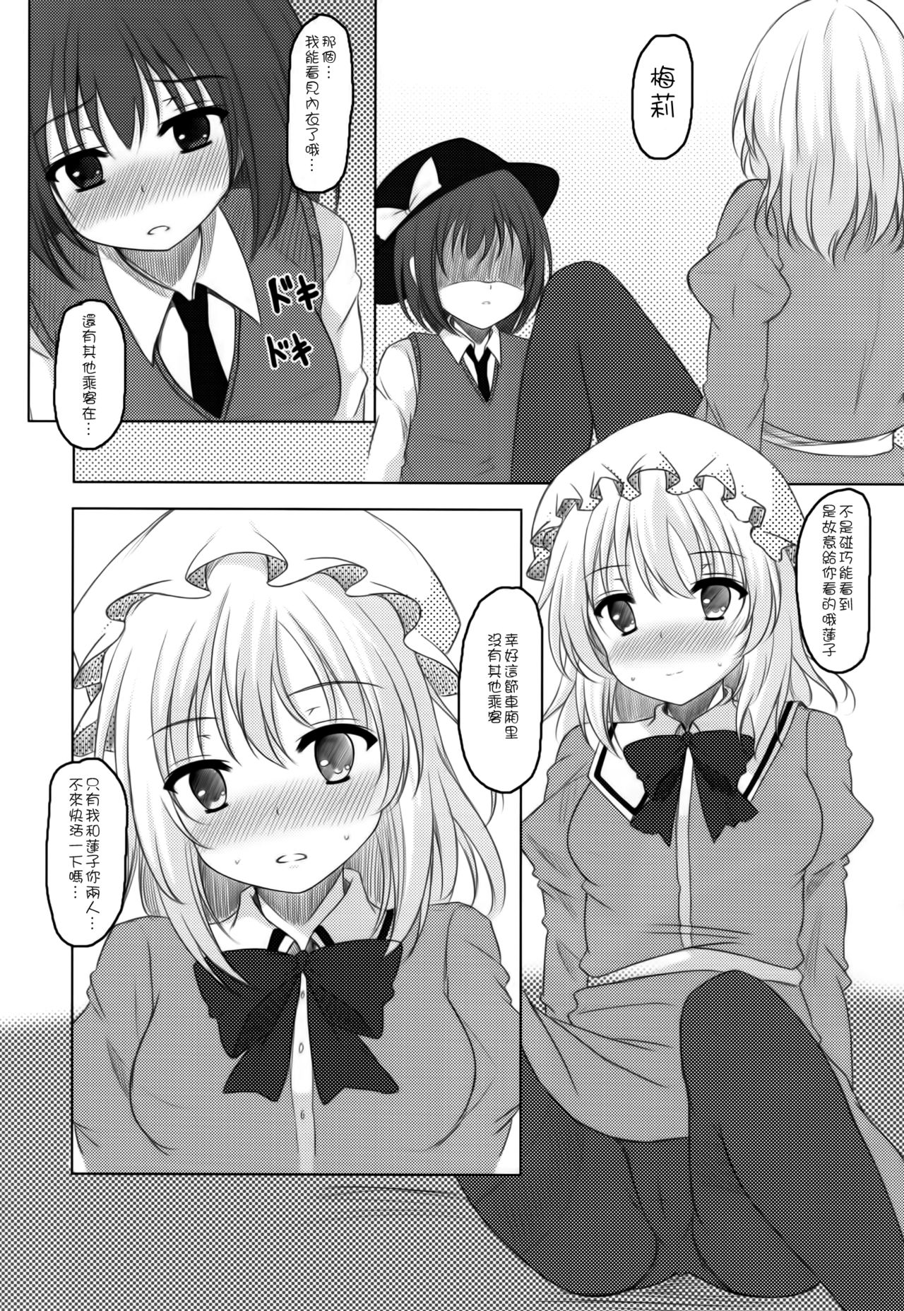 (C87) [Aki no Yonaga ni Yoiyami ni (Nagatsuki Rio)] Kyoukai no Mukougawa (Touhou Project) [Chinese] [Kanade汉化组] page 7 full