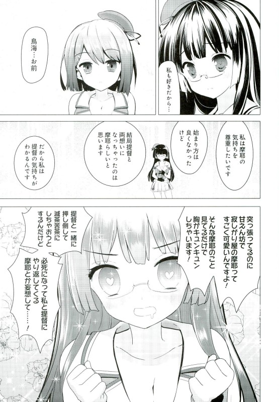 (C90) [ActiveMover (Arikawa Satoru)] Juujunyoukan Choukai Kai Ni Seibi Kiroku (Kantai Collection -KanColle-) page 5 full
