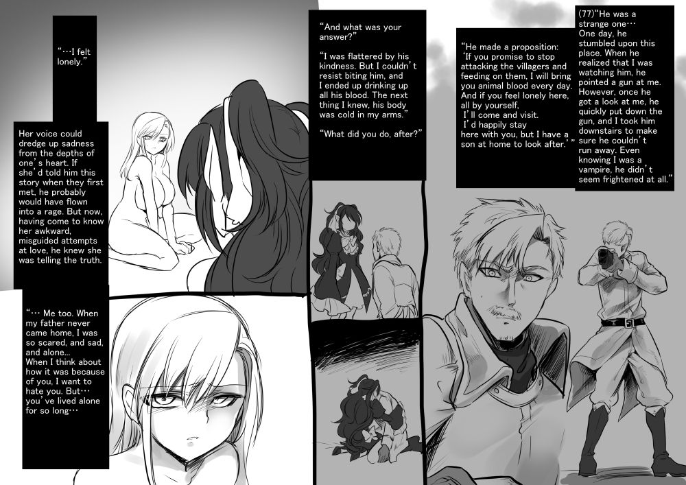 [Kouji] Bishoujo Vampire ni Bonyuu Drink Bar ni Sareru Hanashi | Turned into a Breast Milk Fountain by a Beautiful Vampire [English] [Limonchik11] page 80 full