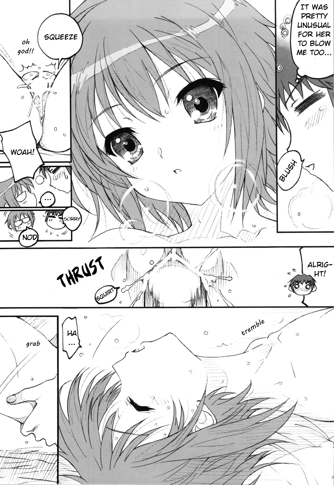 (SC46) [TIMTIM MACHINE (Kazuma G-version)] TIMTIM MACHINE 21 Gou (The Melancholy of Haruhi Suzumiya) [English] {onichan} page 20 full