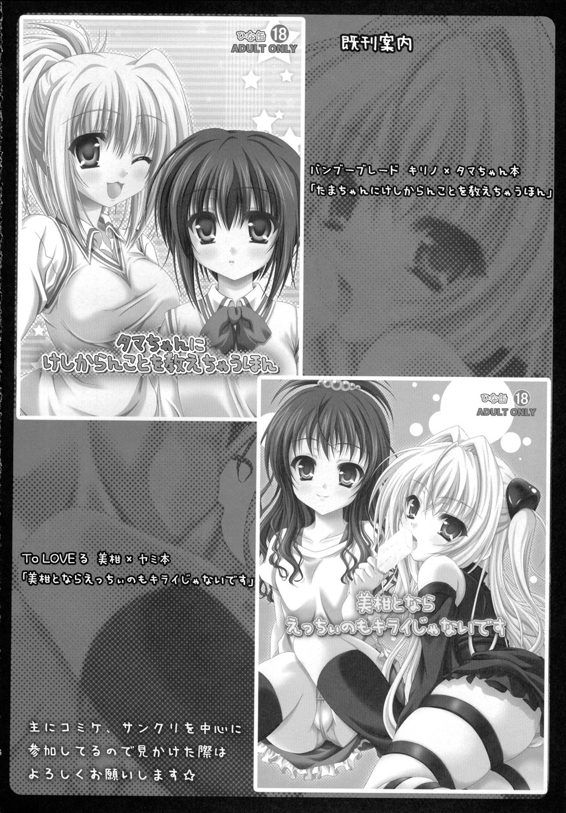 (C75) [HINAKAN (Kirishima Hinata)] Mikan to Yami ga Yuri Yuri Suru Hon (To LOVE-Ru) page 15 full