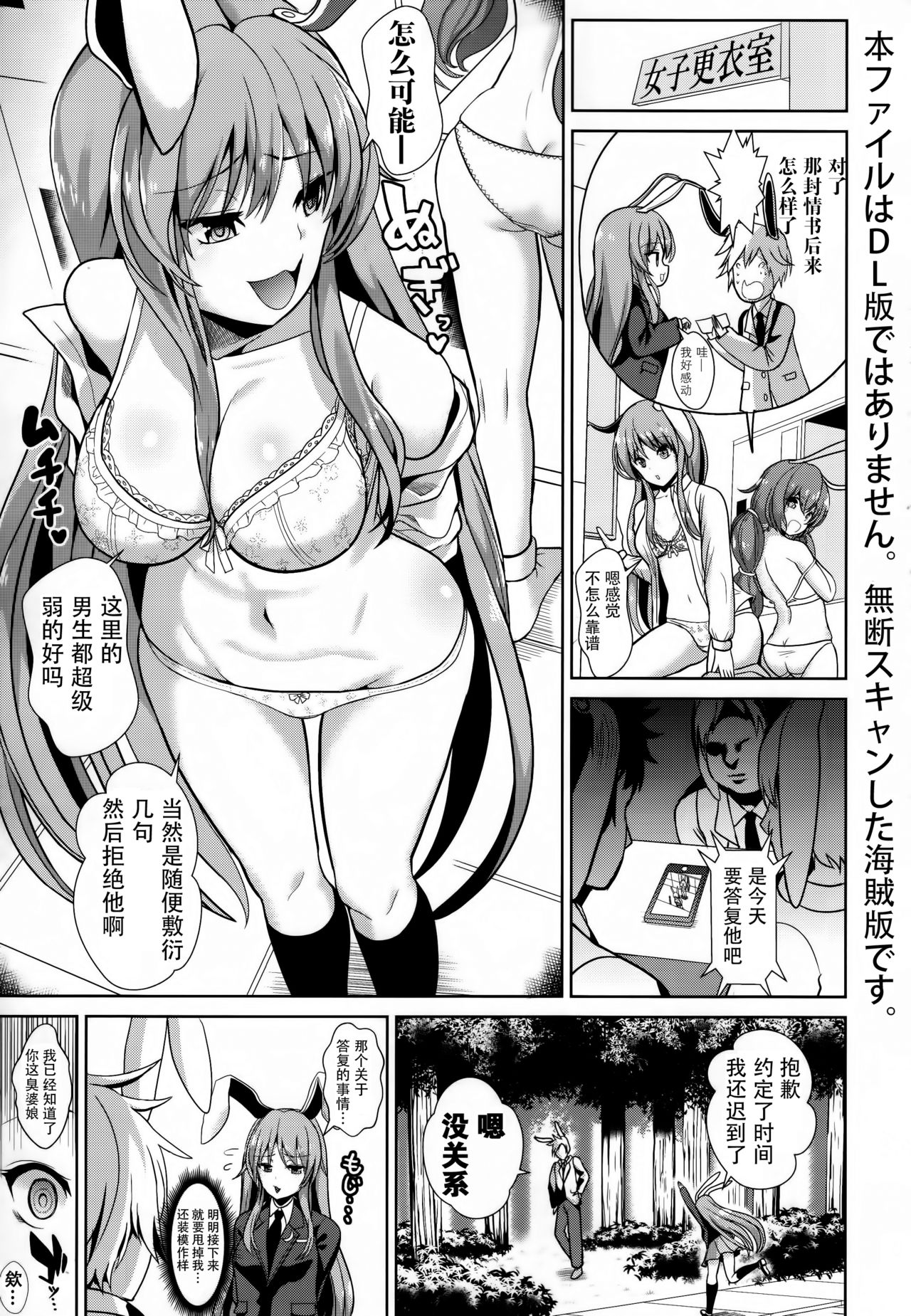 (Reitaisai 14) [Haitokukan] Touhou Lynch 1 Choushi ni Norisugita Udonge-chan (Touhou Project) [Chinese] [CE幻想夏结社xKanade汉化组] page 5 full