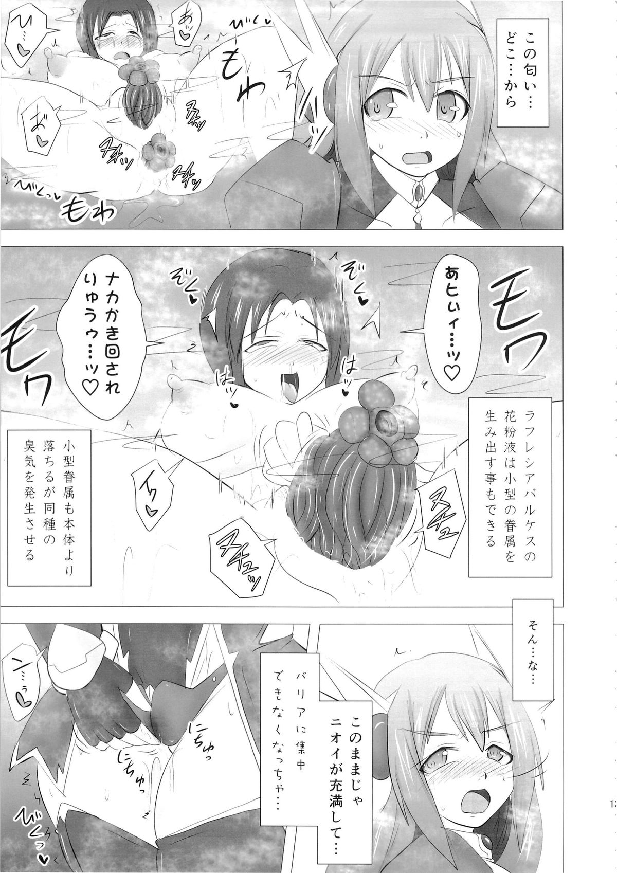 (C86) [FONETRASON (Ryutou)] Shield Knight Elsain Vol. 16 Mushibami no Inshuu Hana page 12 full