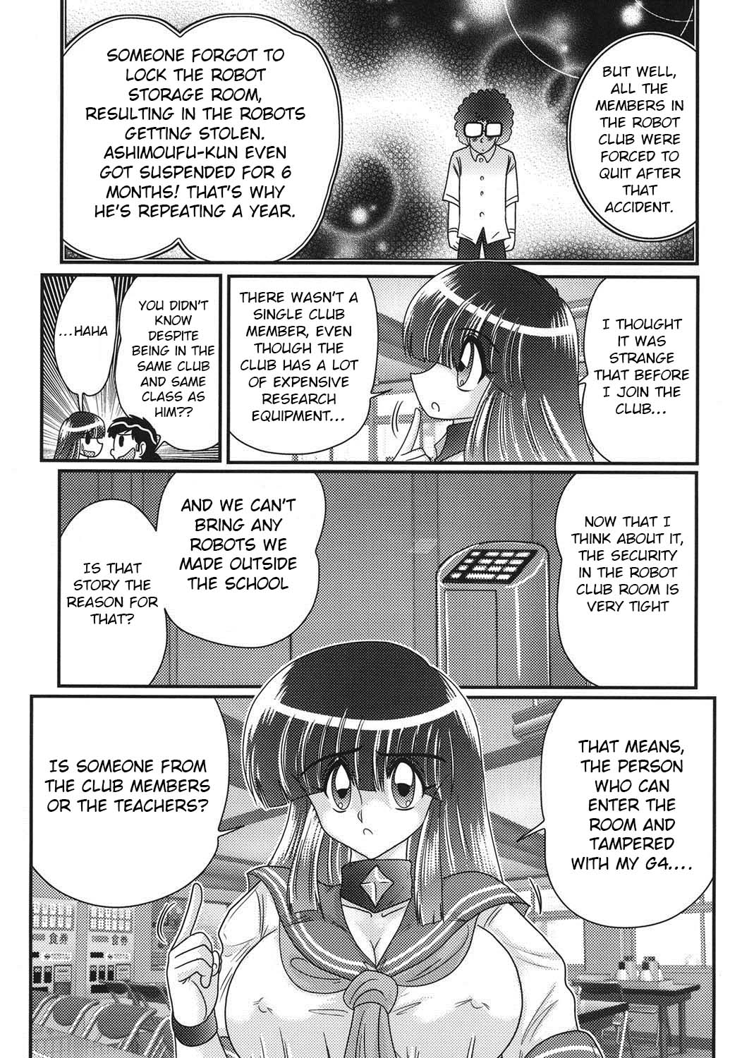 [Kamitou Masaki] Sailor Fuku ni Chiren Robo Yokubou Kairo | Sailor uniform girl and the perverted robot Ch. 2 [English] [Hong_Mei_Ling] page 3 full