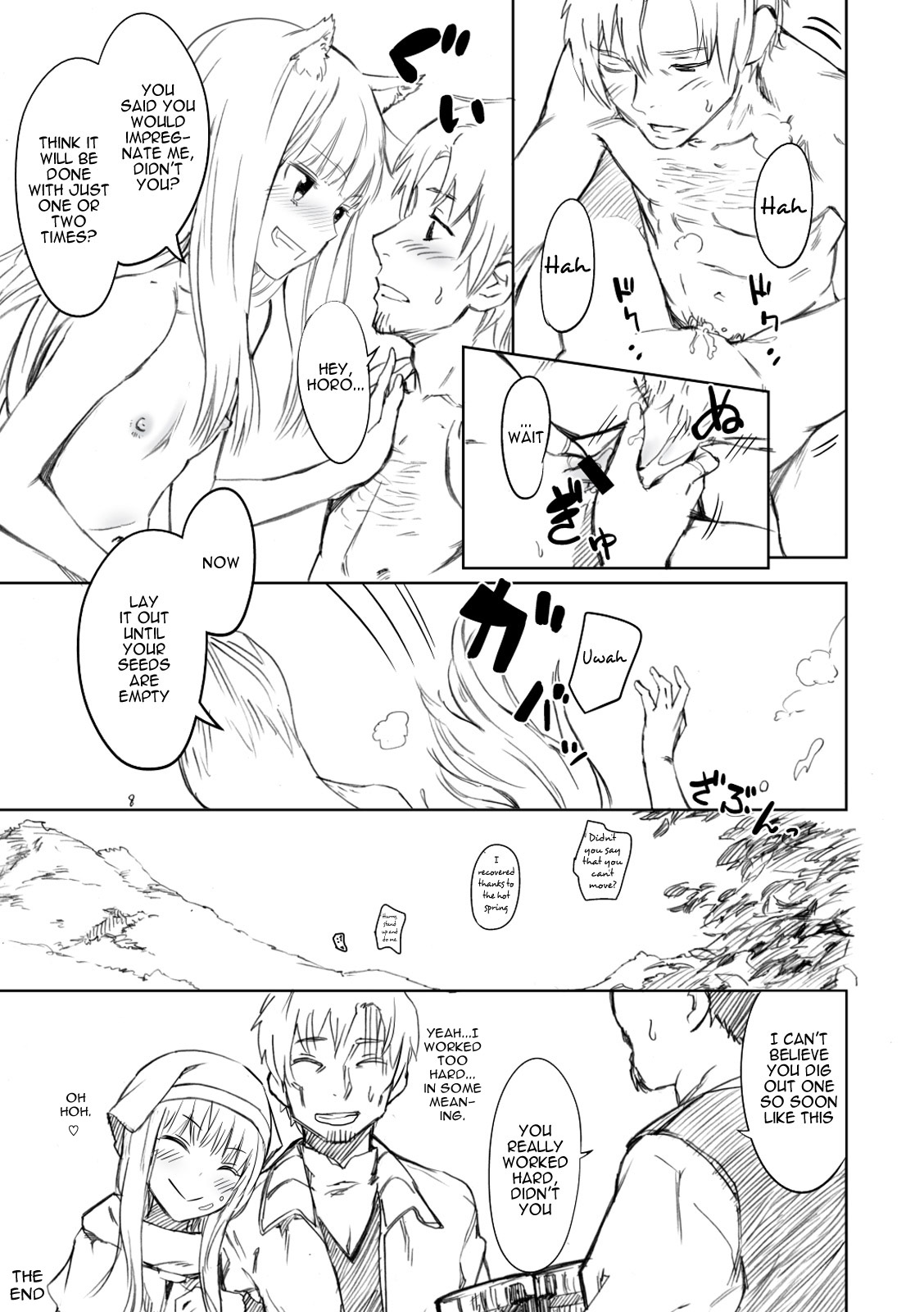 (C83) [Ajisaidenden (Kawakami Rokkaku, Takanashi Rei)] Harvest II (Spice and Wolf) [English] [VLtrans] page 58 full