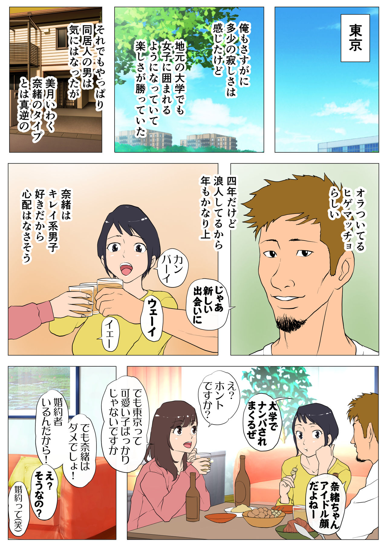 [J no Kakusei] Joukyou Share House ~Kanojo to Osananajimi to Shiranai Yatsu~ page 6 full