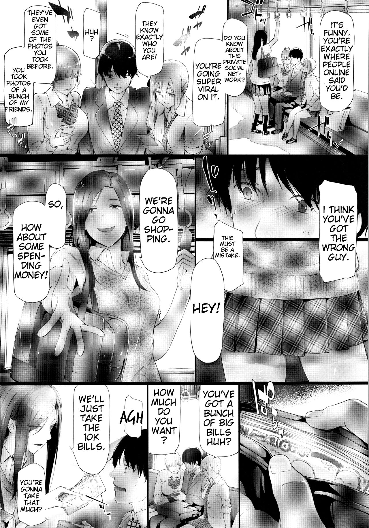 [Shiki Takuto] TR Gyaku Chikan Senyou Sharyou | Female Molester Train Ch. 1 [English] [JuliusWinnfield] page 20 full