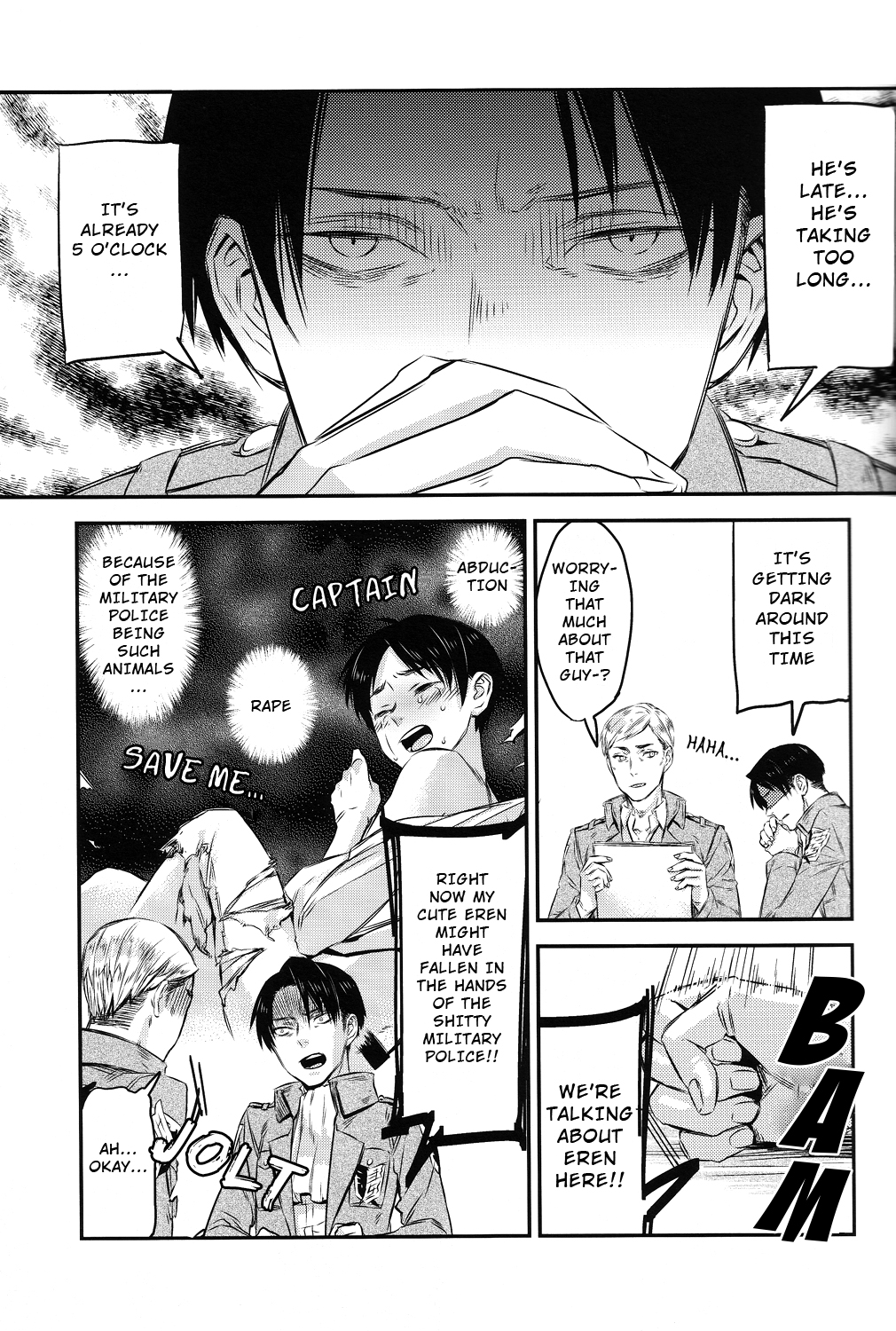 (Hekigai Chousa Haku 2) [ALT (tacky)] Heishichou no Hakoiri Eren | Captain's Boxed Up Eren (Shingeki no Kyojin) [English] [ebil_trio] page 7 full