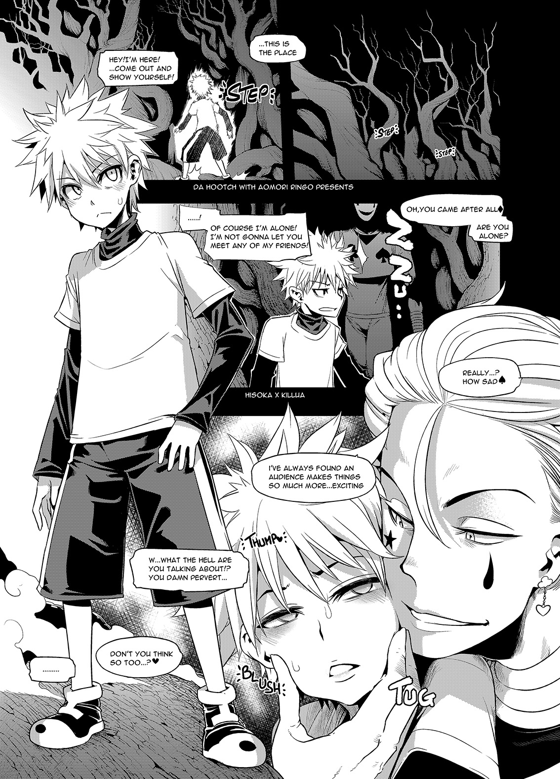 Shindol HxH BL comic page 1 full