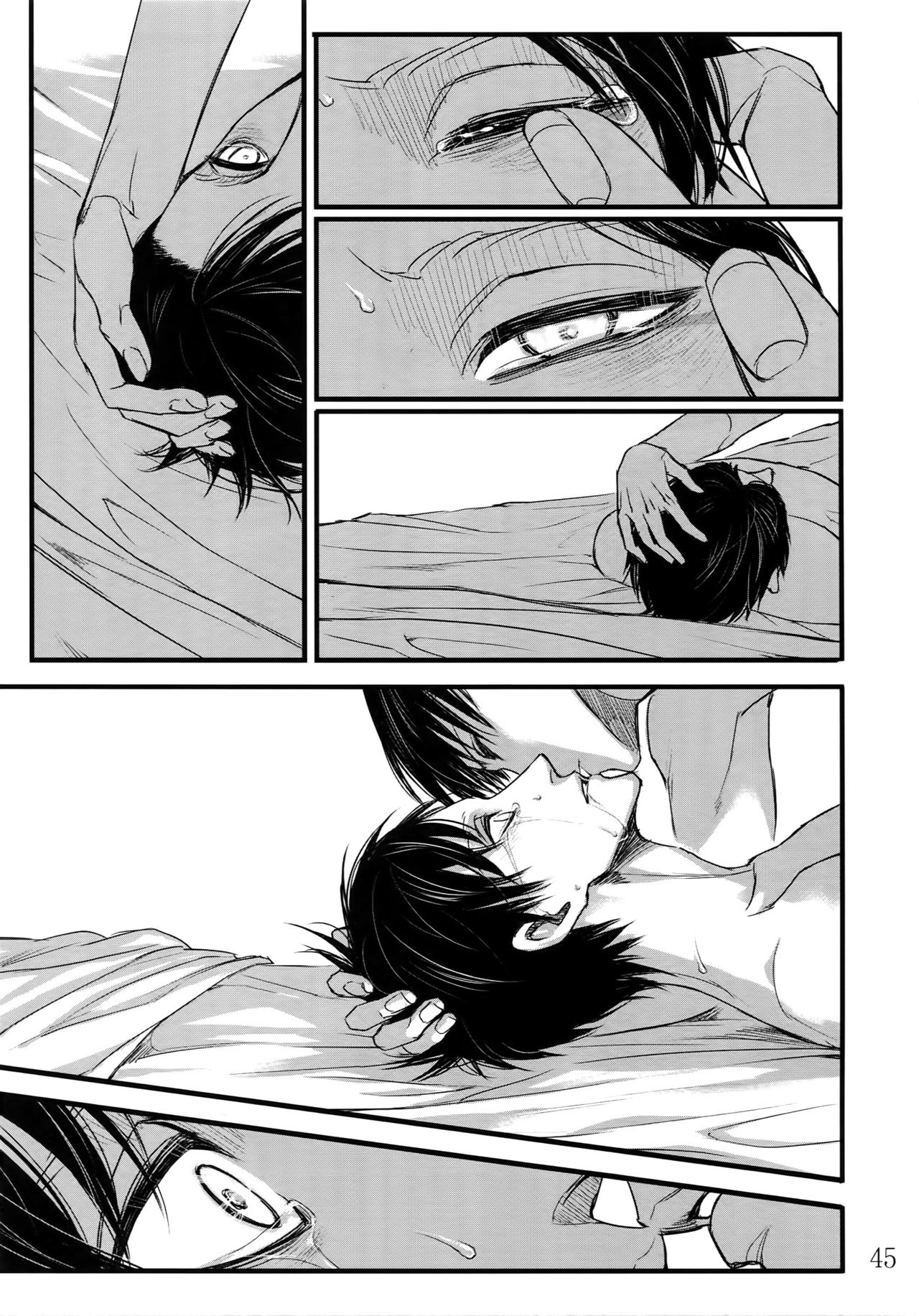 (HaruCC20) [Qlapz (Valero)] LeviEre Sairokushuu (Shingeki no Kyojin) page 44 full