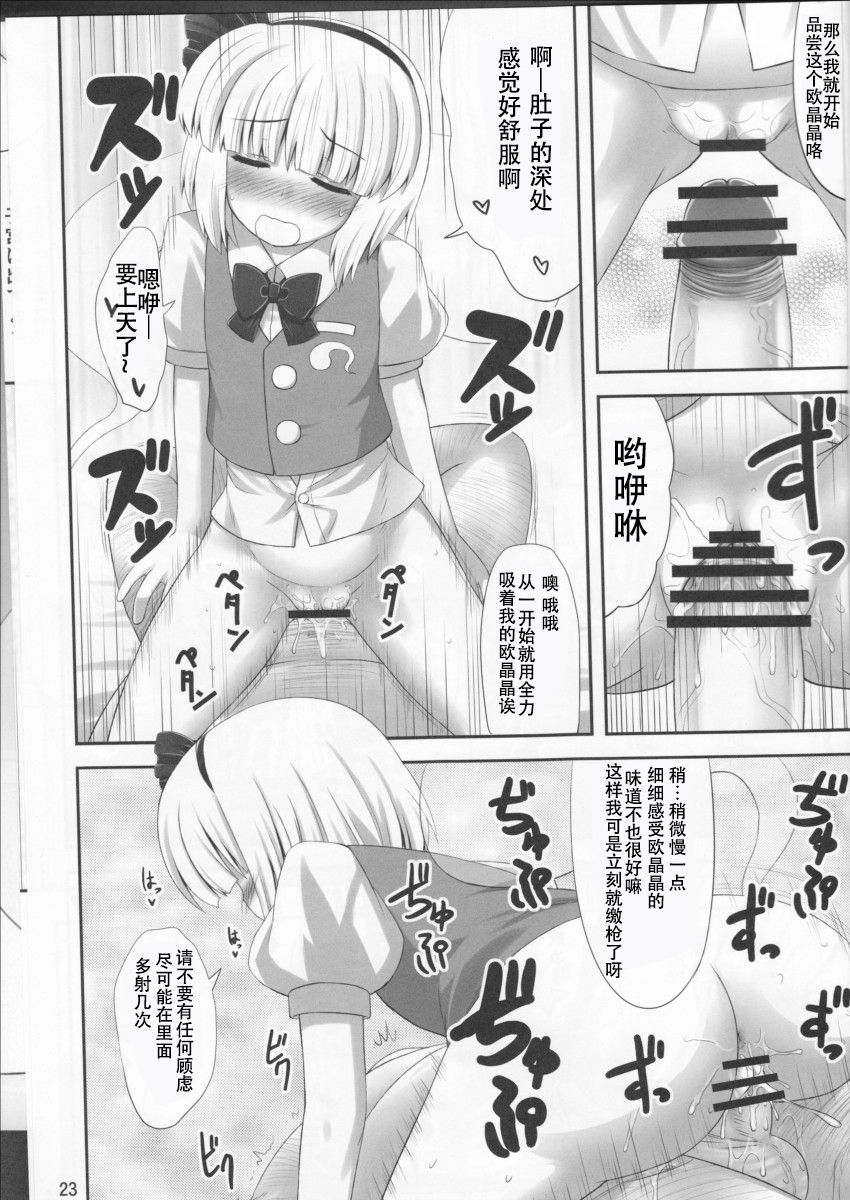 (C78) [Fukutsuu Okosu (Kaiou)] Youpurasu (Touhou Project) [Chinese] [靴下汉化组] page 23 full