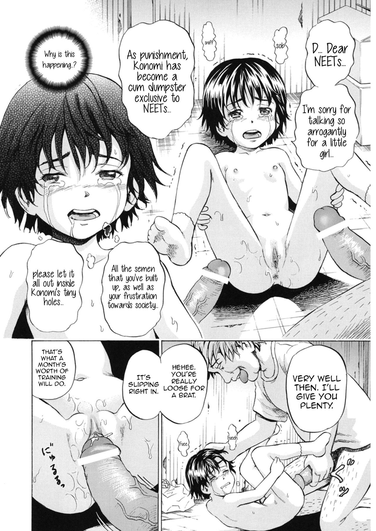 [Kawady Max] Niito Senyou Loli Benki | An Exclusive Loli Toilet For NEETs Chapter 1: Loli Toilet's Semen Milk Training [English] {atomicpuppy} page 11 full