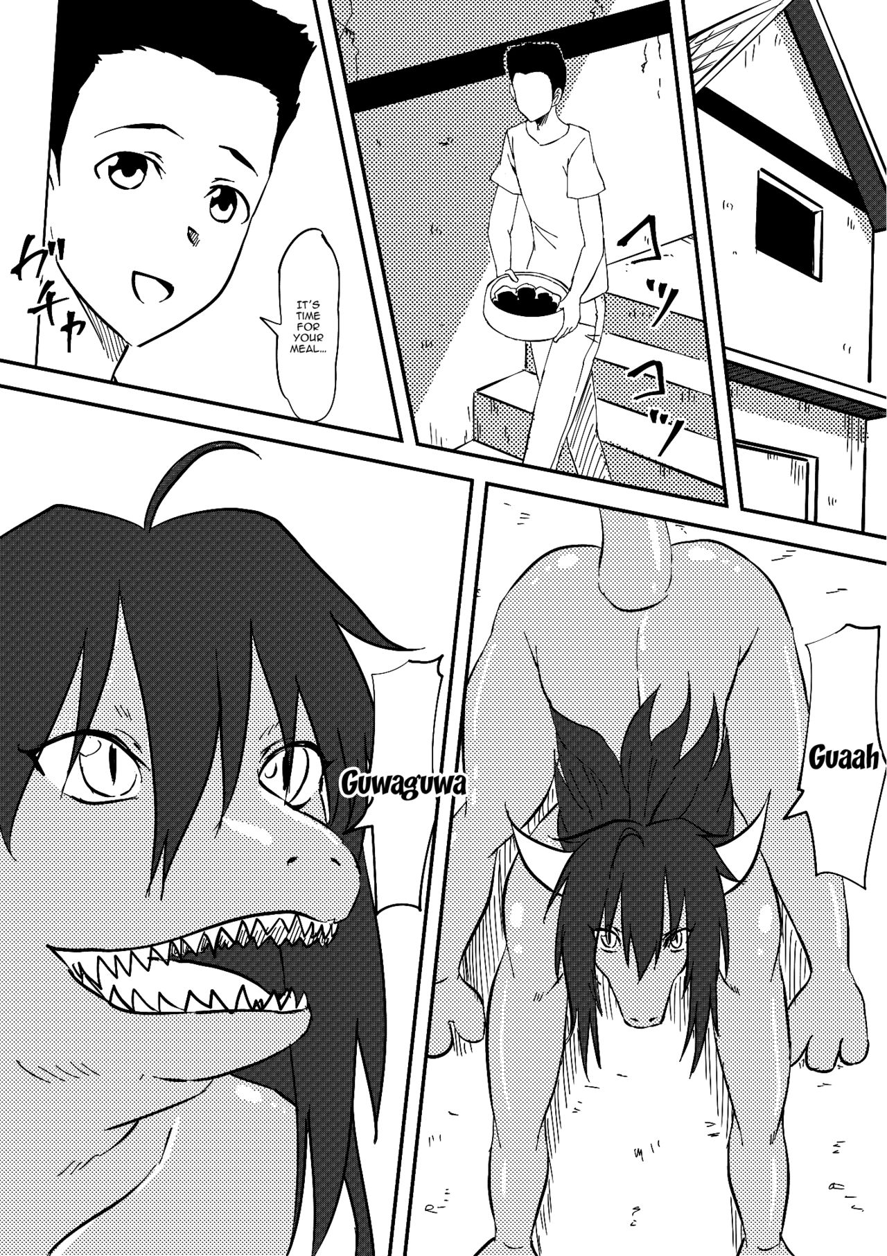 [Mikezoutei] Kaibutsu ni Natta Kanojo | A Monster Girl Became My Girlfriend [English] {Doujins.com} page 30 full