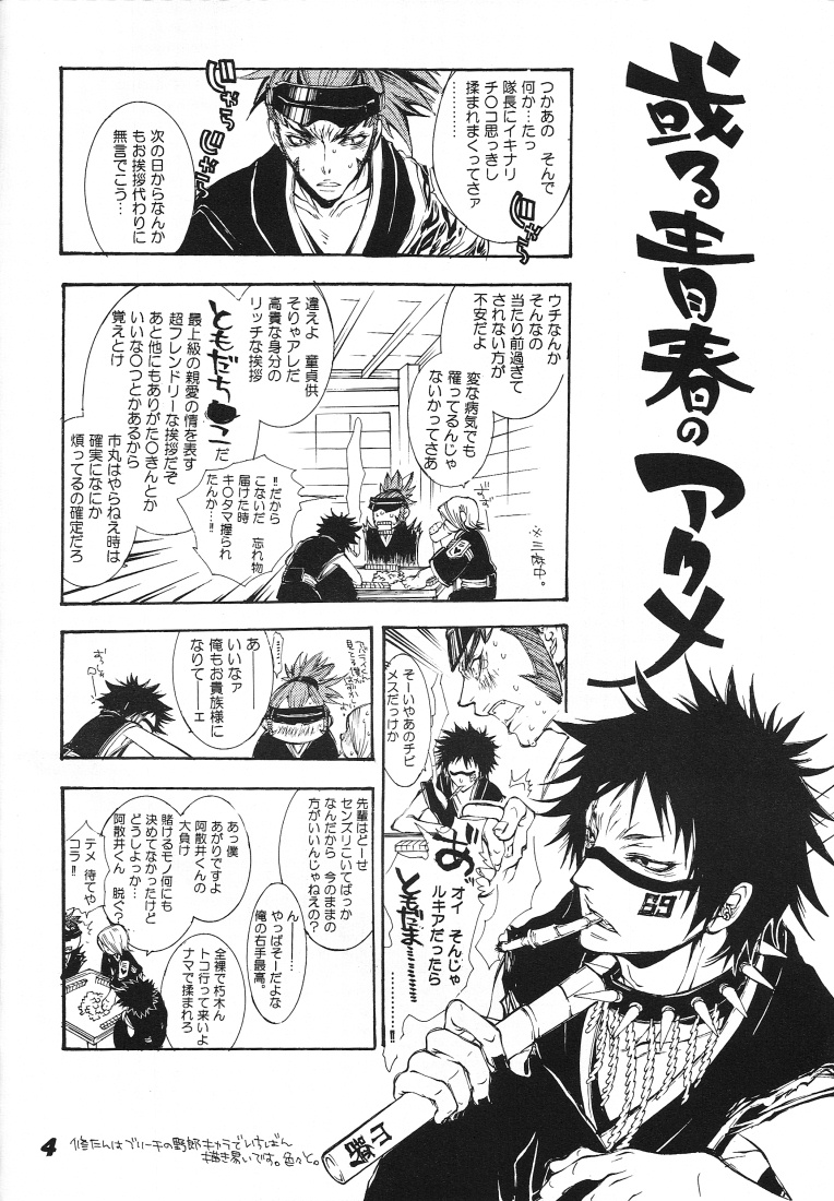 [Etsugyaku Momoiro Angel (Hattori Mitsuka)] Gekkan Watashi no Rukia-chan SS (Bleach) page 3 full