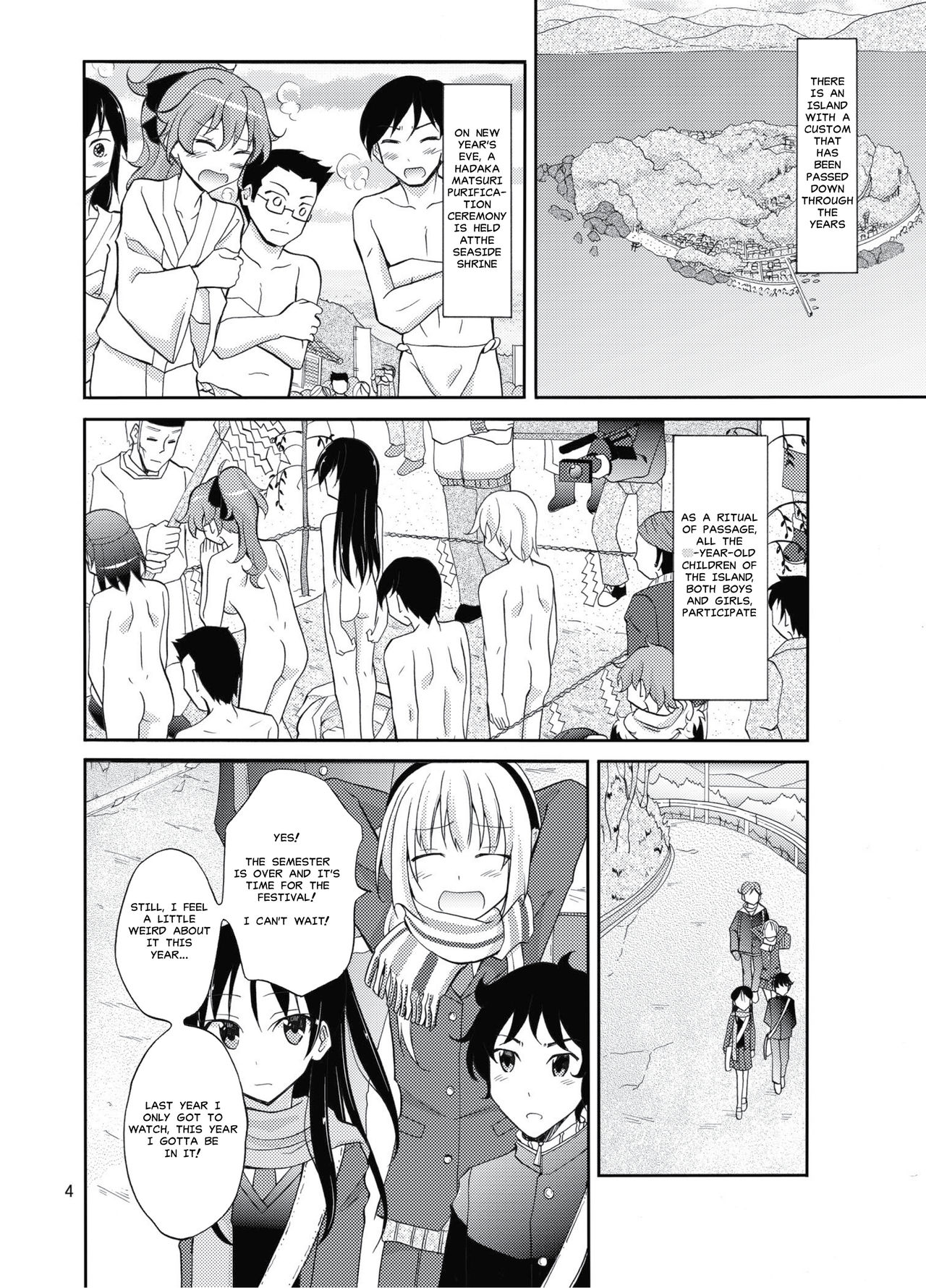 [Nihon Dandy (Matsuno Susumu)] Shima no Narawashi Zenra de Misogi [English] [MisterJ167] [Digital] page 3 full
