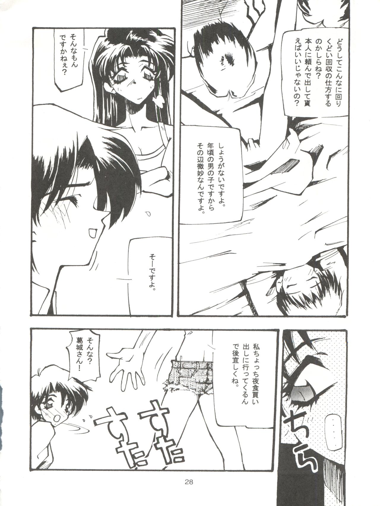 (Comic Castle 8) [Paradise City (Various)] Tabeta Kigasuru 17 (Neon Genesis Evangelion) page 28 full