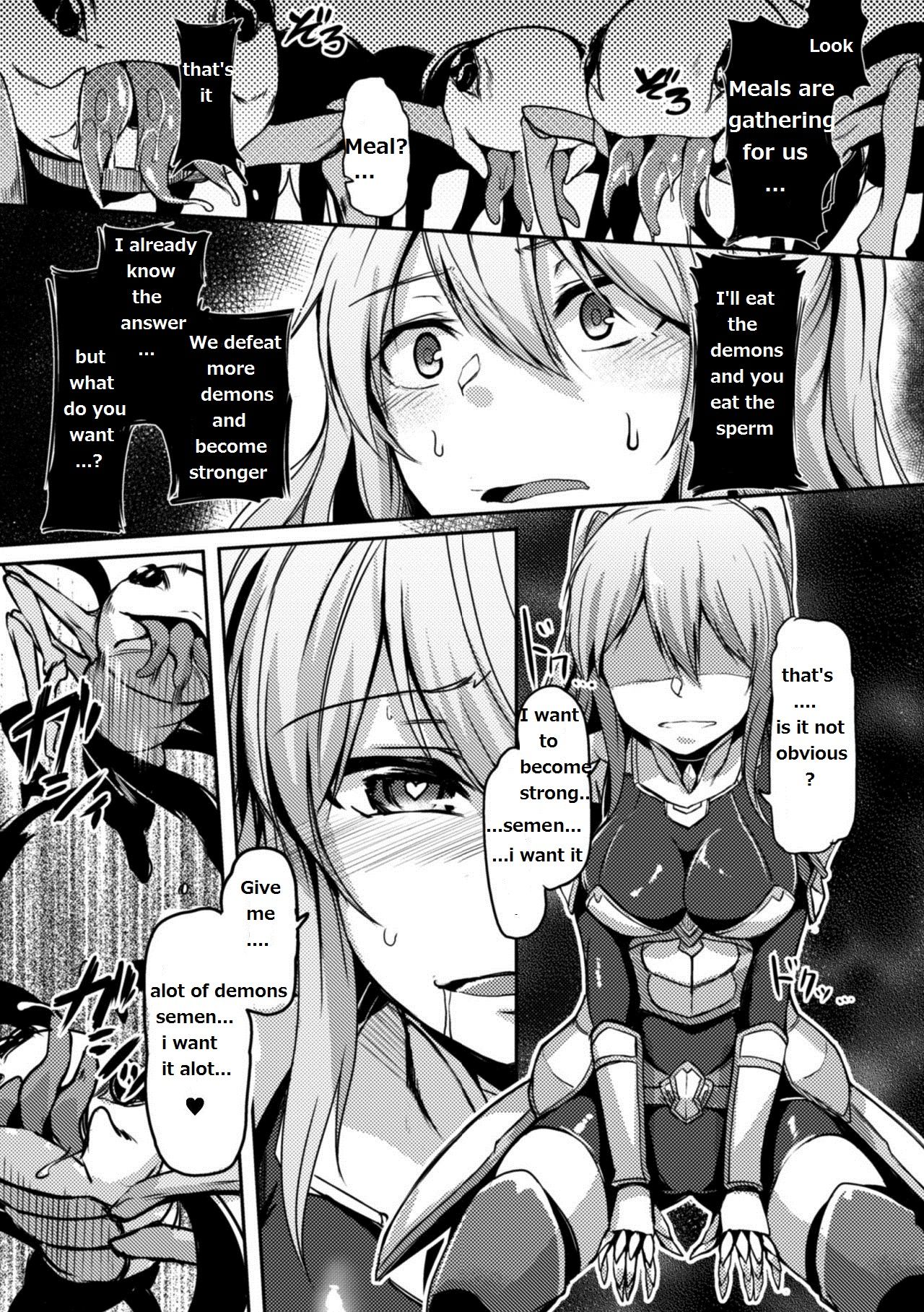 [Hirno] Mamono Gurai no Yoroi | Demon Eating Armor (2D Comic Magazine Shokushu Yoroi ni Zenshin o Okasare Mugen Zecchou! Vol. 3) [English] [Digital] page 17 full