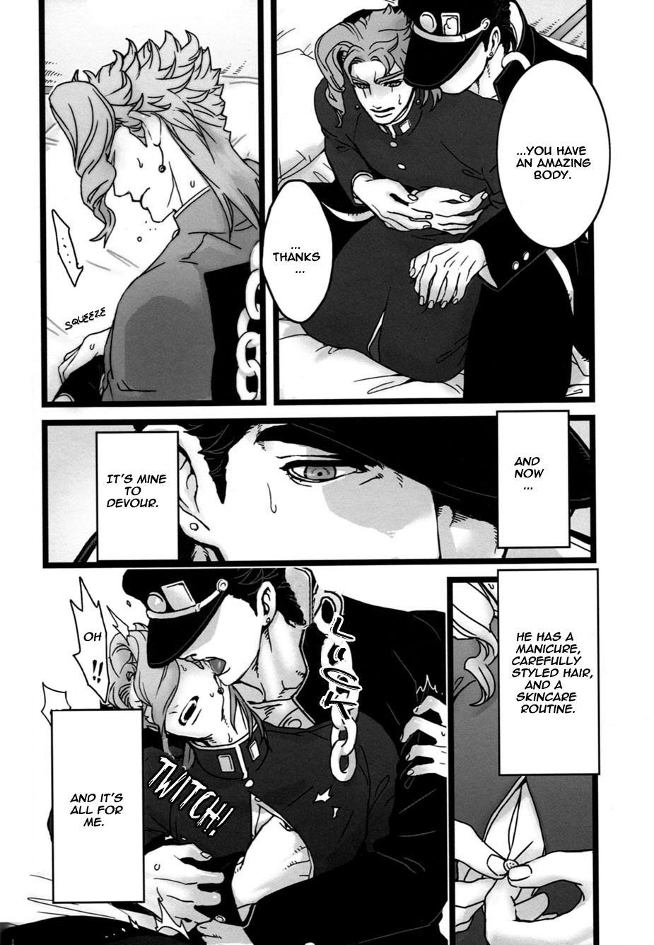 (Golden Stars 6) [Ondo (Nurunuru)] Koibito no Risei o kuzushitai - I want to drive my lover crazy (JoJo’s Bizarre Adventure) [English] page 3 full