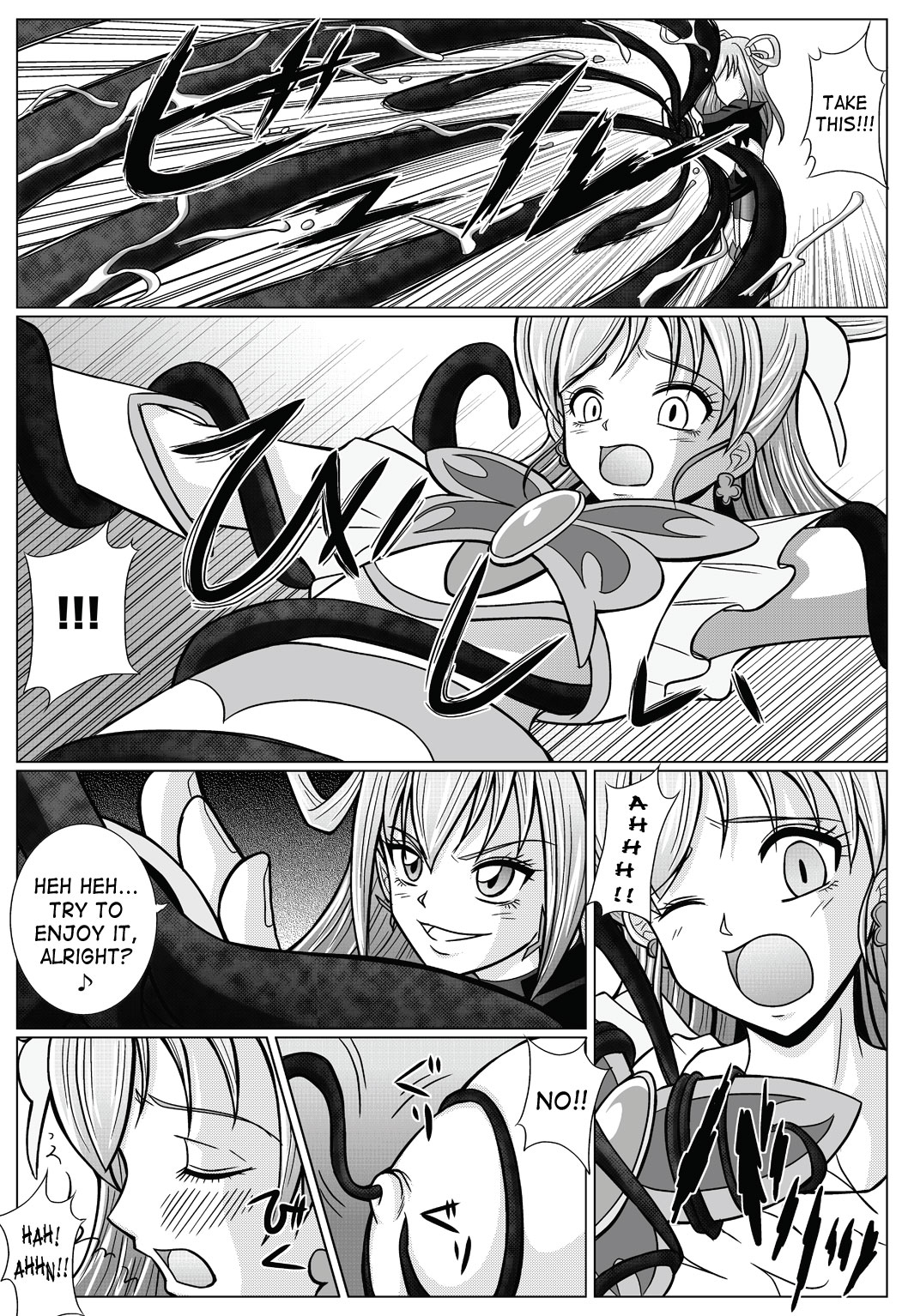 [MACXE'S (monmon)] Mou Hitotsu no Ketsumatsu ~Henshin Heroine Kairaku Sennou Yes!! Precure 5 Hen~ | Another Conclusion (Yes! PreCure 5) [English] [SaHa] page 10 full