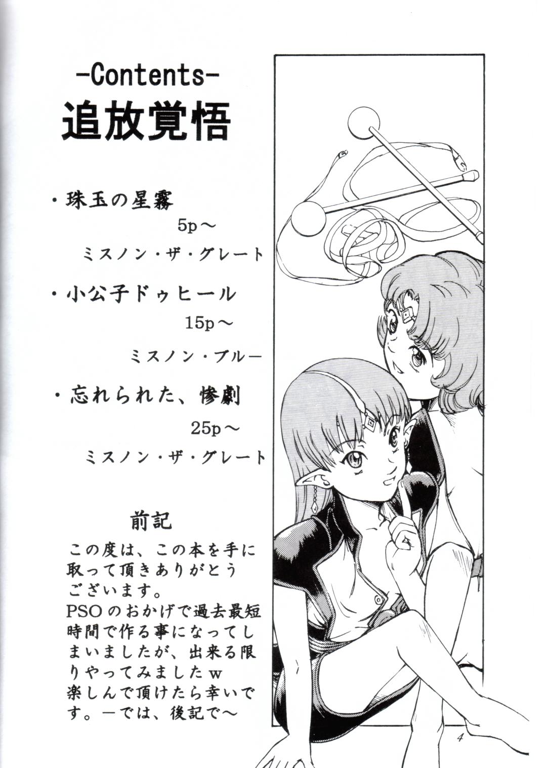 (C61) [Oretachi Misnon Ikka (Misnon the Great, Misnon Blue)] Tsuihou Kakugo Ver 6.0 (Seikai no Monshou, Gakuen Senki Muryou) page 4 full