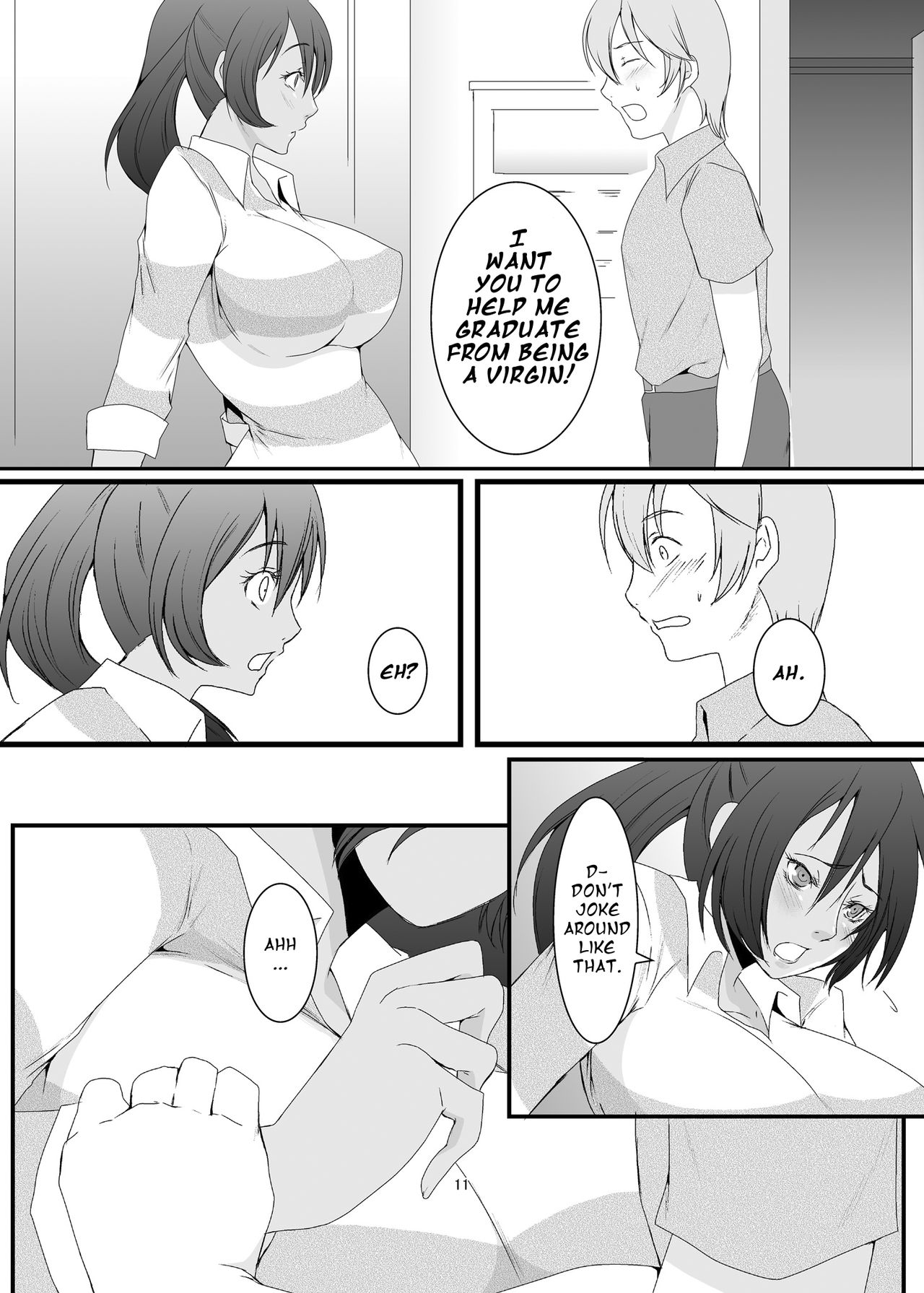 [Sprechchor (Eguchi Chibi)] Oku-sama wa Moto Yariman -Besluted- | This Woman's a Former Slut -Besluted- [English] [Digital] page 12 full