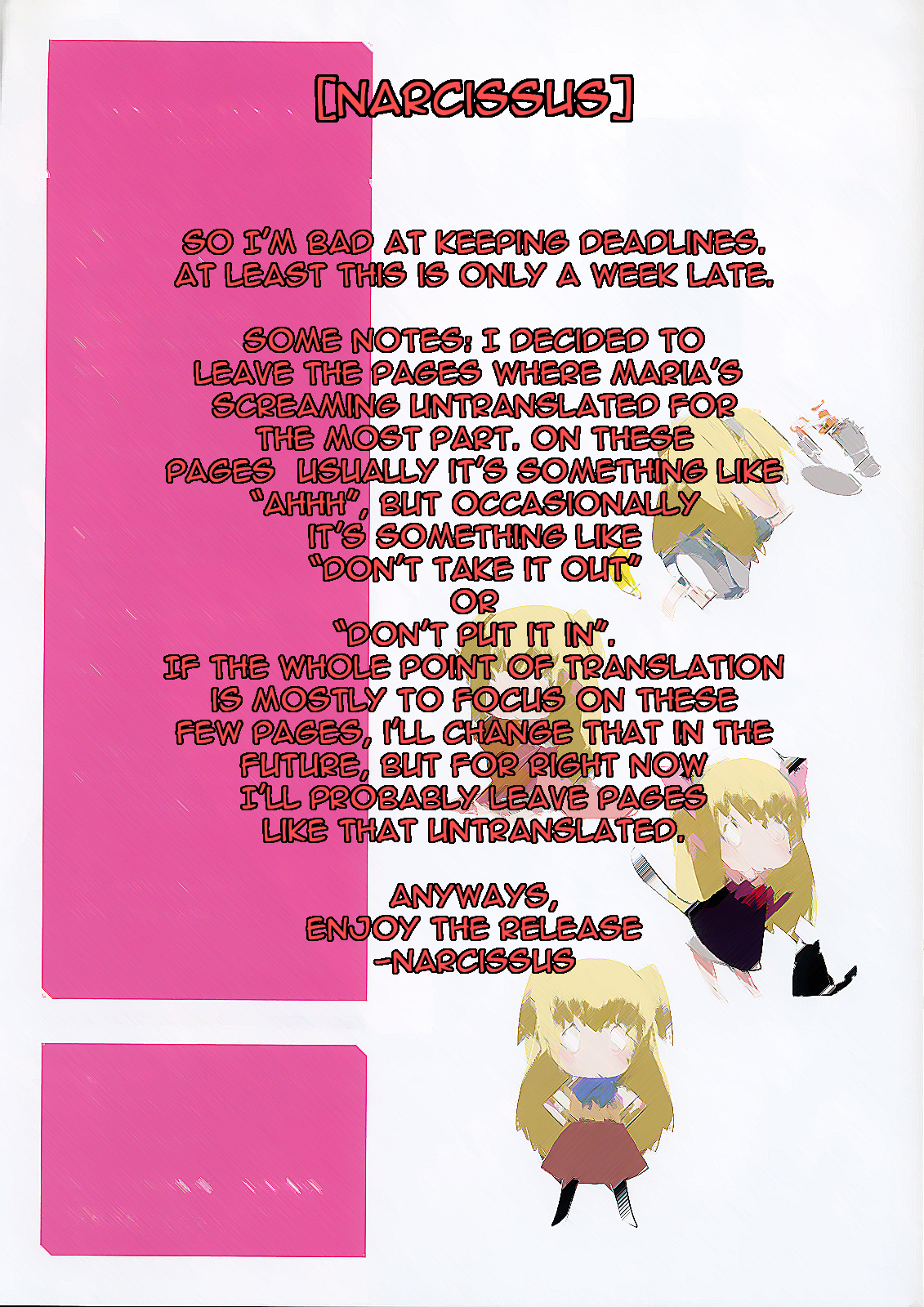 (C76) [abgrund (udk)] HOLIC + HOLIC 3 (Maria Holic) [English] {Narcissus} page 2 full