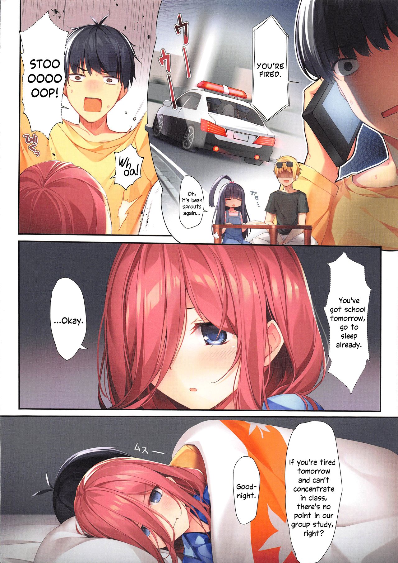 (CT35) [KAROMIX (karory)] Miku ga Kisei Jijitsu o Tsukuru Hon | A Comic in which Miku Makes it Official (Gotoubun no Hanayome) [English] [Zakamutt + Varrel] page 5 full